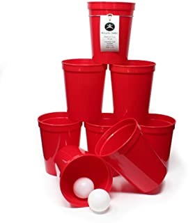Rolling Sands 16 Ounce Reusable Plastic Stadium Cups Beer Pong