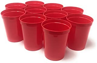 CSBD Stadium 16oz Plastic Cups 10 Pack Blank Reusable Drink