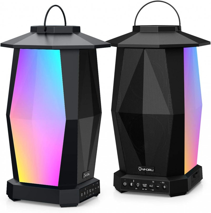 Onforu rgb led bluetooth speakers