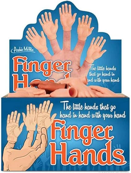 Accoutrements Set of Ten Finger Hands Finger Puppets