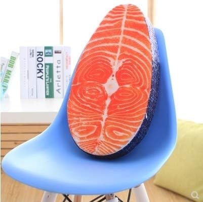 Tasty Salmon Fish Sushi Pillow