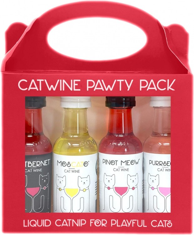 Cat Wine Pawty Pack Catnip