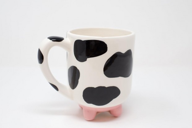 Boston Warehouse Udderly Cow Mug with Non-Skid Silicone Feet
