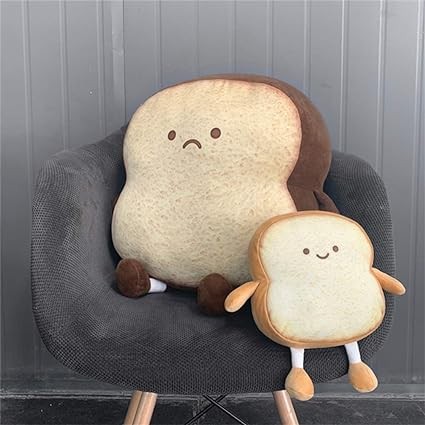 VHYHCY Toast Bread Pillow Funny Food Plush Toy Pillows