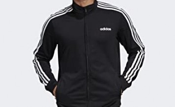 Adidas Essentials Men's 3-Stripes Tricot Track Jacket