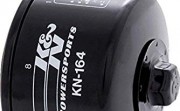 K&N Motorcycle Oil Filter: High Performance Black Oil Filter