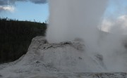 Geyser at Yellowstone Volcano