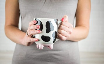 Boston Warehouse Udderly Cow Mug with Non-Skid Silicone Feet